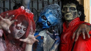 Beim Zombie-Walk in Landstuhl wird es an Halloween gruselig auf den Straßen 