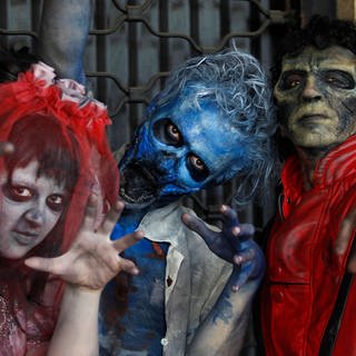 Beim Zombie-Walk in Landstuhl wird es an Halloween gruselig auf den Straßen 
