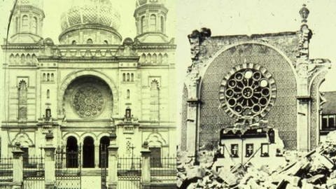 Die Synagoge in Kaiserslautern wurde im Jahr 1886 eingeweiht und 1938 zunächst abgerissen und dann gesprengt.