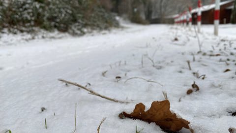 In der Westpfalz gab es nur wenige Unfälle wegen des Schnees