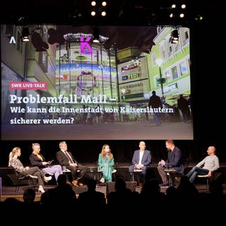 Podiumsdiskussion im SWR Studio Kaiserslautern zum Thema Sicherheit in der Innenstadt