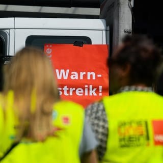 Warnstreik von ver.di im Einzelhandel mit Schwerpunkt Kaiserslautern.