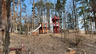 Der Spielplatz im SOS-Kinderdorf Pfalz in Eisenberg. 