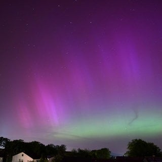 Polarlichter über Kaiserslautern