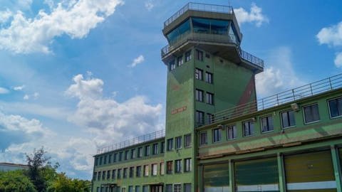 Der Tower des ehemaligen Flugplatzes Sembach
