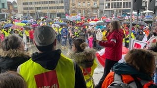Warnstreik öffentlicher Dienst: Kundgebung in Kaiserslautern