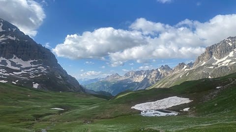 Der Berg "Mont Thabor" im Cerces-Massiv, einer Untergruppe der Cottischen Alpen im französischen Département Savoie (Region Auvergne-Rhône-Alpes).