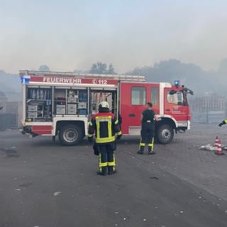 In Kirchheimbolanden hat es in der Nacht bei einem Müllentsorger gebrannt