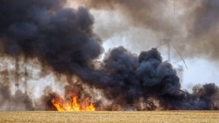 Im Pirmasenser Stadtteil Winzeln wird die Feuerwehr am Abend üben, wie sie ein brennendes Stoppelfeld löscht. Symbolbild. 