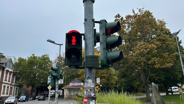 "Betzi" ist in Kaiserslautern nun auch eine Ampelfigur.