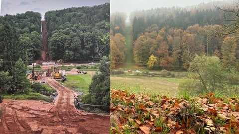 Im Pfälzerwald ist die neue Gaspipeline eröffnet worden