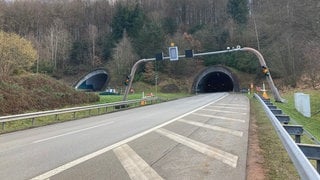 Hörnchenbergtunnel auf A62 bei Landstuhl gesperrt