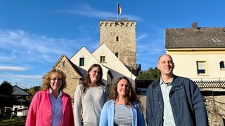 Die Strukturlotsen der "Alten Welt", von links: Heike Bruckner, Cecile Wesseling, Marina Guliev und Tobias Zirker.