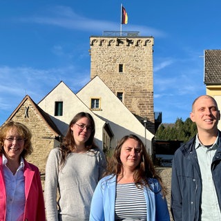 Die Strukturlotsen der "Alten Welt", von links: Heike Bruckner, Cecile Wesseling, Marina Guliev und Tobias Zirker.