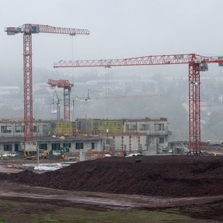 Nicht nur Wohnhäuser werden auf dem US-Stützpunkt Baumholder umgebaut. Hier entsteht eine neue Grundschule.