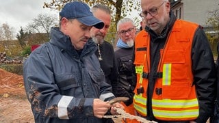 Nach der Bombensprengung in Homburg