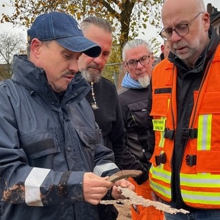 Nach der Bombensprengung in Homburg