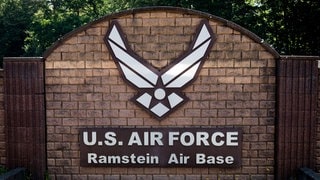 Eingang der Airbase Ramstein