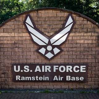 Eingang der Airbase Ramstein