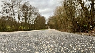 Ein Teil des neuen Radweges bei Steinbach am Donnersberg wurde bereits asphaltiert.