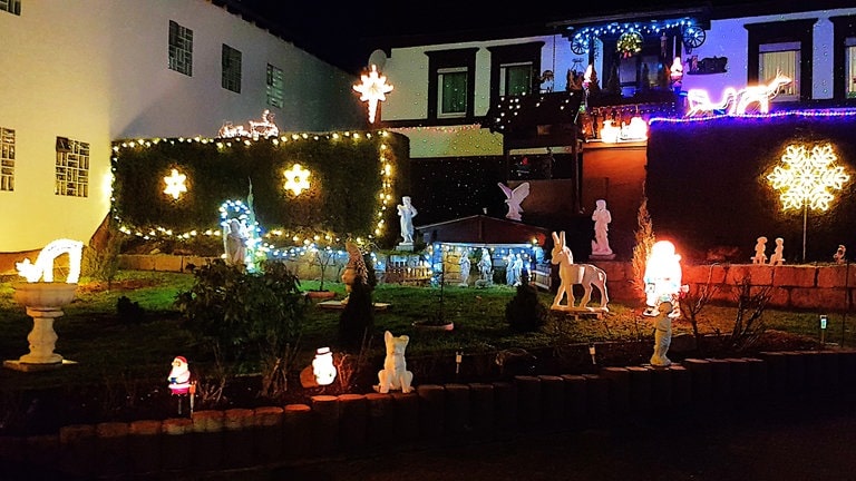 In der Westpfalz ist viel weihnachtlich dekoriert