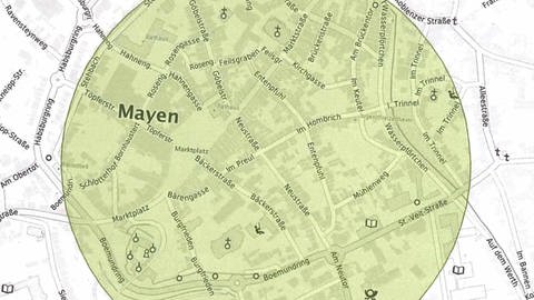 Fliegerbombe in der Mayener Innenstzadt gefunden (Foto: Stadt Mayen)