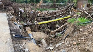 Die Flutkatastrophe hat das Gasnetz im Ahrtal fast vollständig zerstört. Die EVM ist gerade dabei, ein neues Gasnetz aufzubauen.