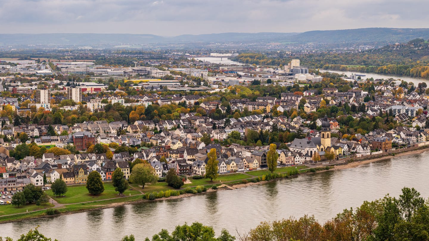 Stadt Koblenz von oben - Mieten in Koblenz werden teurer