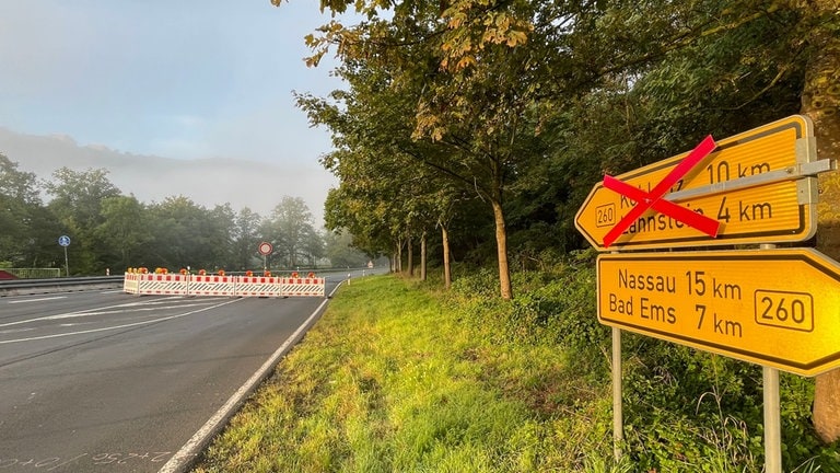 B260 Zwischen Lahnstein Und Friedrichssegen Gesperrt - SWR Aktuell