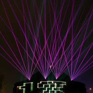Grüne fordern eine Lasershow bei Rhein in Flammen in Koblenz - wie hier in Düsseldorf.