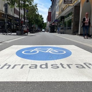 Fahrradstraße in Koblenz
