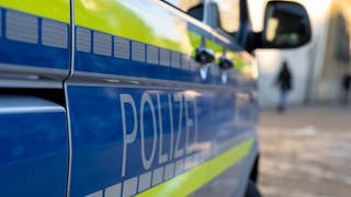 Polizeiauto - die Polizei hat in Koblenz eine eingesperrte Ziege und einen Hund aus einem Auto befreit.