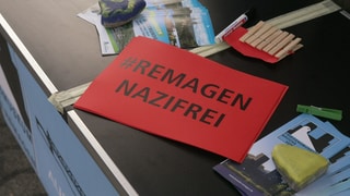 Schild "Remagen nazifrei"
