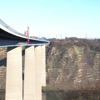 Moseltalbrücke der Autobahn A61 bei Winningen