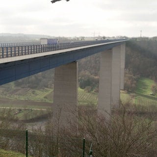 Moseltalbrücke der Autobahn A61 bei Winningen