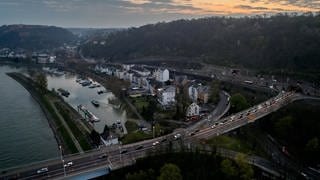 Die Pfaffendorfer Brücke in Koblenz wird drei Nächte lang komplett gesperrt.