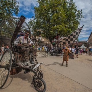 Straßenkünstler beim Gauklerfest auf der Festung Ehrenbreitstein 2022