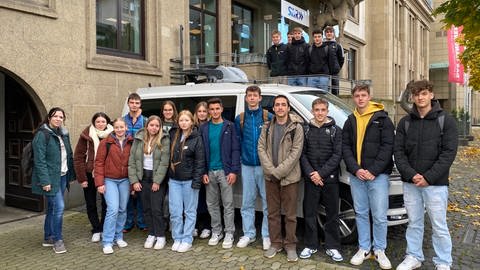 ARD-Jugendmedientag - Schulklasse aus Bitburg zu Gast im SWR Studio Koblenz
