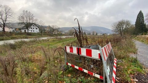 Eine mögliche Wiese für Hochwasserschutz an der Dr. von Ehrenwall'sche Klinik in Ahrweiler