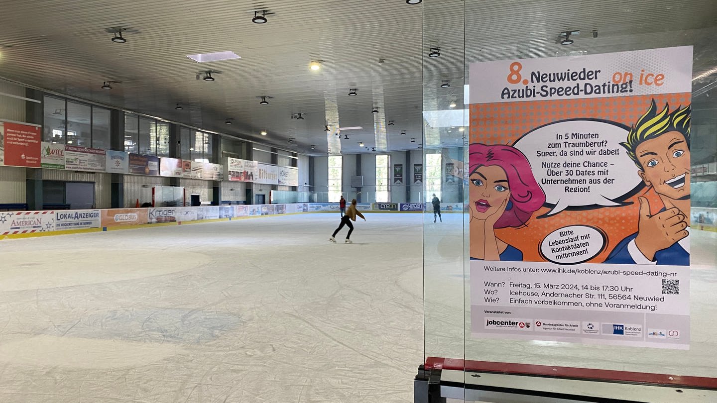 Das Azubi-Speed-Date on ice findet im Icehouse in Neuwied statt