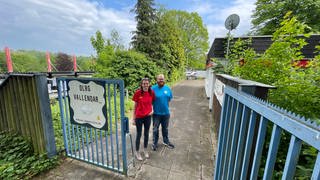 DLRG Vereinsheim in direkter Nachbarschaft zum Freibad Vallendar.