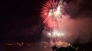 Rhein in Flammen 2024 mit dem großen Höhenfeuerwerk in Kobenz.