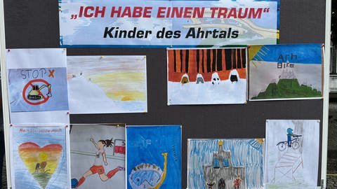 Kinder aus dem ganzen Ahrtal haben für die Ultra-Radaktion Bilder zum Thema "Ich habe einen Traum gemalt".