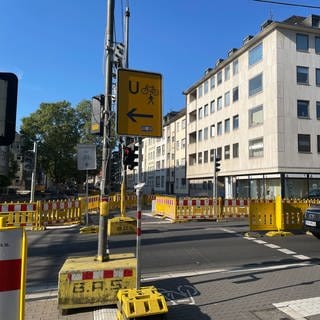 Viele Baustellen -  und damit viele Absperrungen und Umleitungen in Koblenz. Nicht jeder hält sich daran.