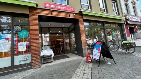 Das Innenstadtlabor in Neuwied: Hier ist der Tauschladen untergebracht.