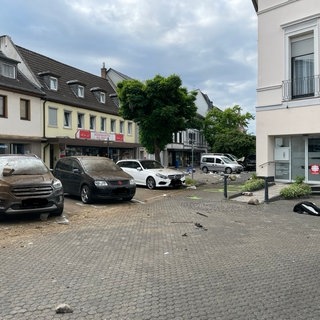 Der Ort des schweren Unfalls in Neuwied