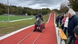 Die neue Trainingsanlage für Bob und Skeleton in Hachenburg.