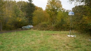 Die Wiese in der Nähe des Rodder Maars, auf der die beiden verbrannten Leichen gefunden wurden