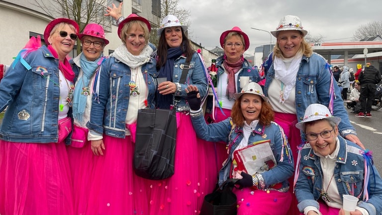 Rosenmontagsumzug in Wirges im Westerwald.