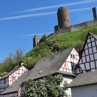 Das historische Monreal mit der Löwenburg